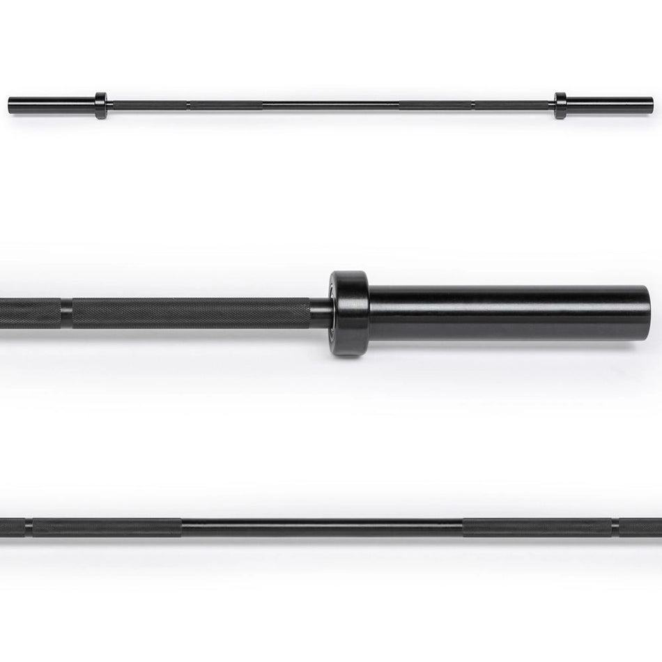 Langhantelstange Black Oxid 185 cm x 50 mm - mit Kugellagerung - Athletic Series
