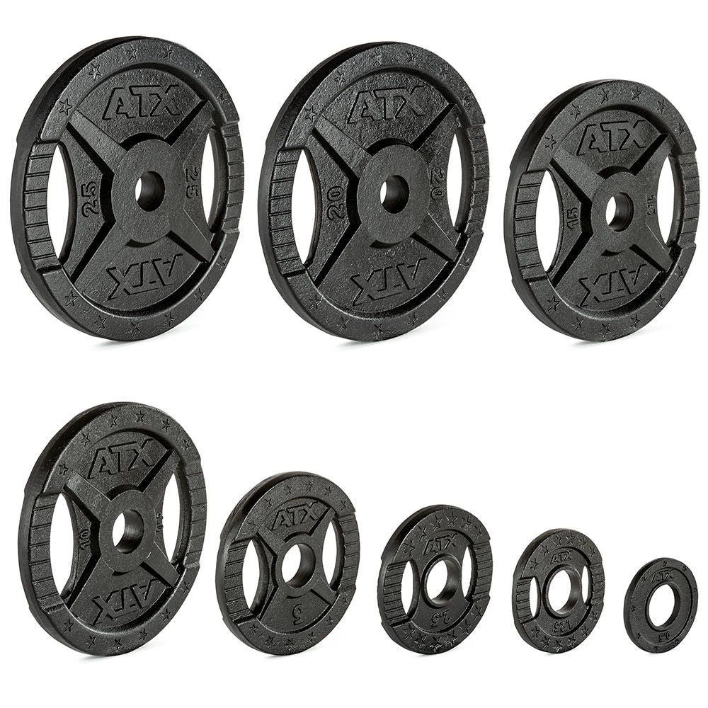 ATX® 2 - Grip Hantelscheiben Guss - 50 mm - 0,5 bis 25 kg - Standard Hantelscheibe