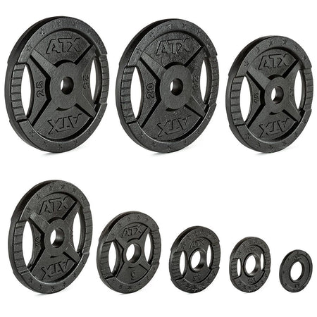 ATX® 2 - Grip Hantelscheiben Guss - 50 mm - 0,5 bis 25 kg - Standard Hantelscheibe