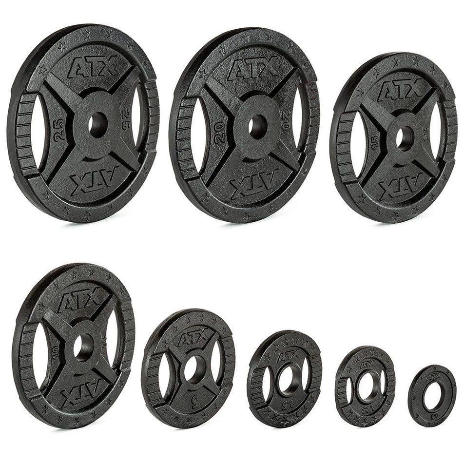 ATX® 2 - Grip Hantelscheiben Guss - 50 mm - 0,5 bis 25 kg - Standard Hantelscheibe