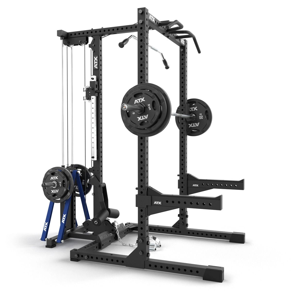 ATX® Half Rack 780 mit Latzug - Plate Load - Half Rack mit Kabelzug