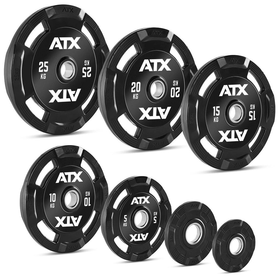 ATX® Hantelscheiben Gummi-Gripper - 50 mm - ATX Logo