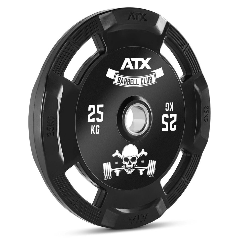 ATX® Hantelscheiben Gummi-Gripper - 50 mm - Barbell Club Logo