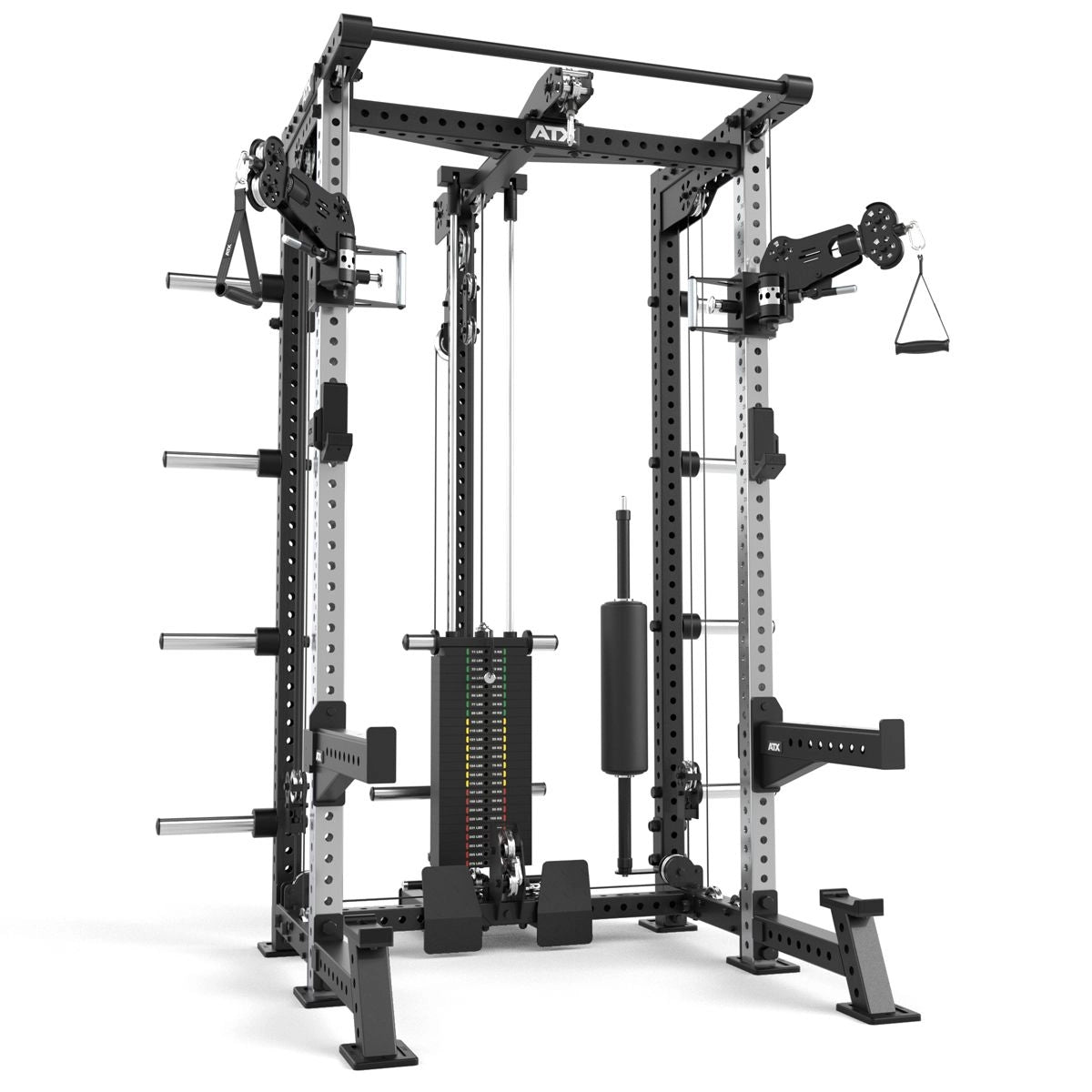 ATX® Hardcore Half Rack & Pull Station - Half Rack mit Kabelzug
