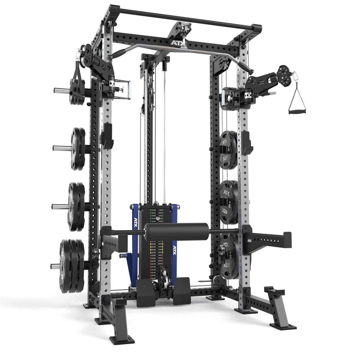 ATX® Hardcore Half Rack & Pull Station - Half Rack mit Kabelzug