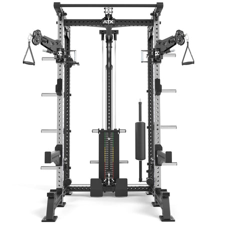 ATX® Hardcore Half Rack & Pull Station - Half Rack mit Kabelzug