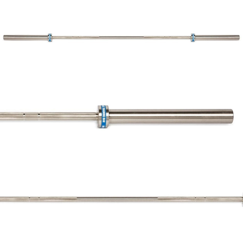 ATX® Olympic Hybrid Training Bar 220 cm x 50 mm - Chrom - Olympische Langhantelstange