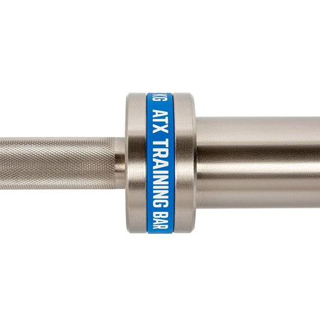 ATX® Olympic Hybrid Training Bar 220 cm x 50 mm - Chrom - Olympische Langhantelstange