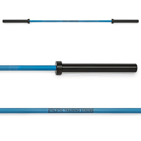 ATX® Multi Power Bar 220 cm x 50 mm - Cerakote (Steel Blue) - Olympische Langhantelstange