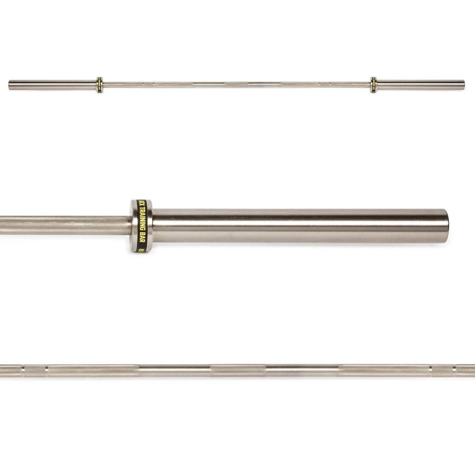 ATX® Olympic Hybrid Training Bar 220 cm x 50 mm - Chrom - Olympische Langhantelstange