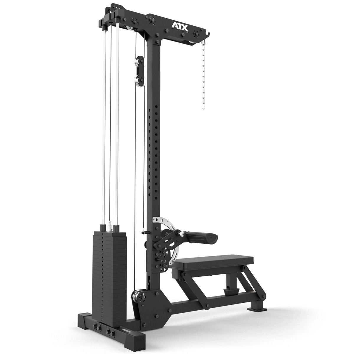 ATX® Latzug / Ruderzug LMSW - 700 - mit 115 kg Steckgewichte - Latzug / Ruderzug Kombo (Stack Weight)