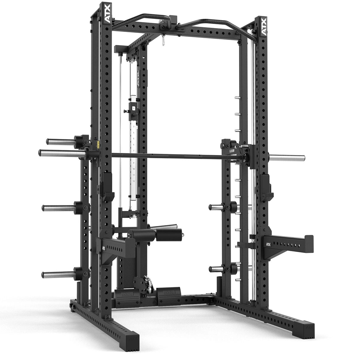 ATX® Multipresse - Rack MPX - 780 Komplettstation mit Latzugstation - Plate Load Ø 50 mm - Multipresse mit Kabelzug