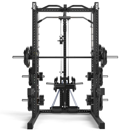 ATX® Multipresse - Rack MPX - 780 Komplettstation mit Latzugstation - Plate Load Ø 50 mm - Multipresse mit Kabelzug