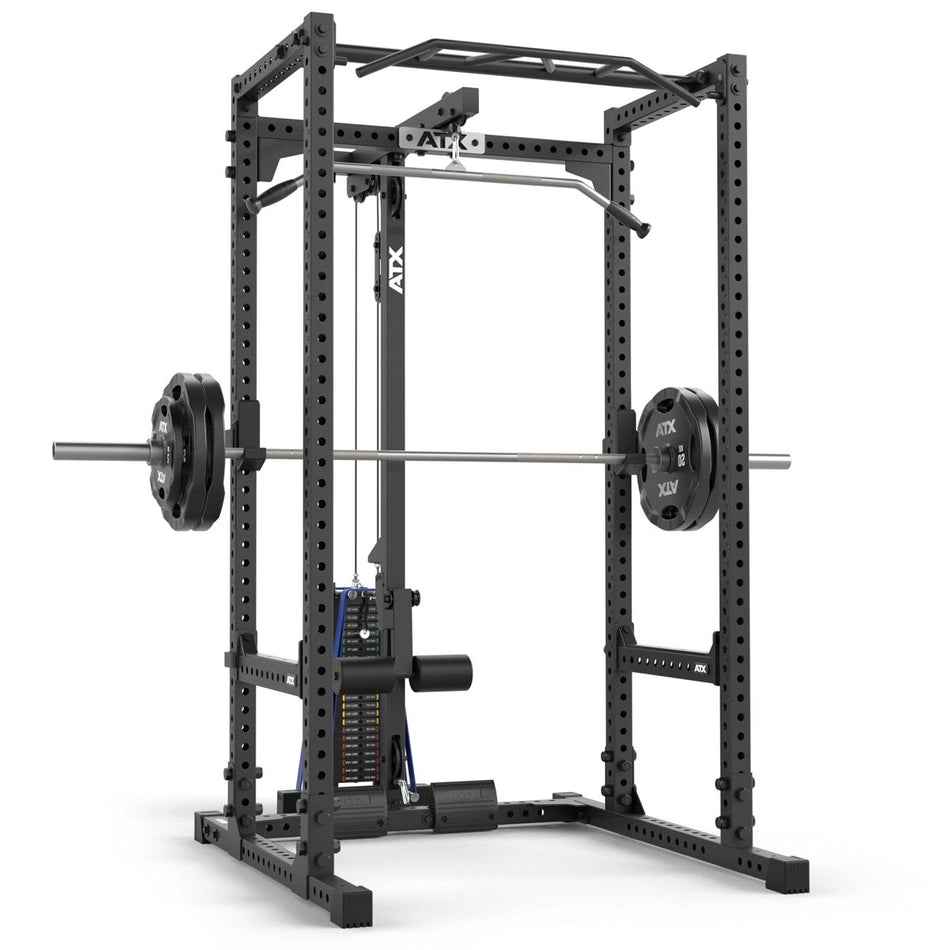 ATX® Power Rack 640 mit Latzug 115 kg Steckgewichte - Höhe 195 cm