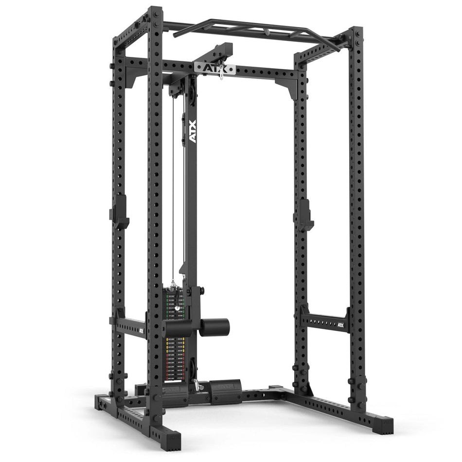 ATX® Power Rack 660 mit Latzug 115 kg Steckgewichte - Höhe 215 cm