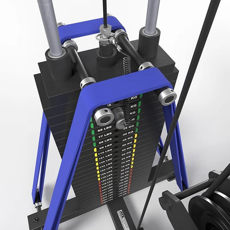 ATX® Power Rack 780 mit Latzug - Steckgewichte & Multipresse - Power Rack mit Kabelzug