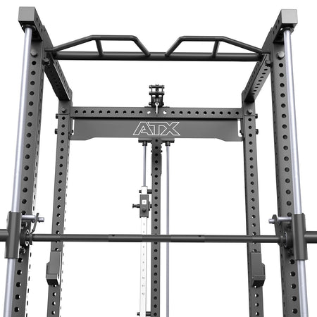 ATX® Power Rack 780 mit Latzug - Steckgewichte & Multipresse - Power Rack mit Kabelzug