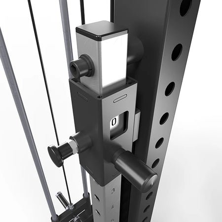 ATX® Power Rack Komplettsystem mit Latzug - Plate Load + Multipresse - Power Rack mit Kabelzug