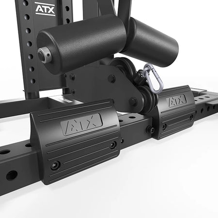 ATX® Power Rack Komplettsystem mit Latzug - Plate Load + Multipresse - Power Rack mit Kabelzug