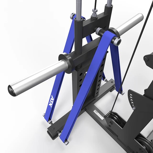 ATX® Power Rack Komplettsystem mit Latzug - Plate Load + Multipresse - Power Rack mit Kabelzug