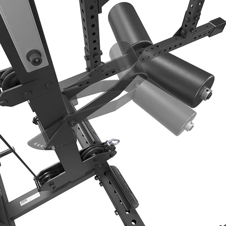 ATX® Power Rack Komplettsystem mit Latzug - Plate Load + Multipresse - Power Rack mit Kabelzug