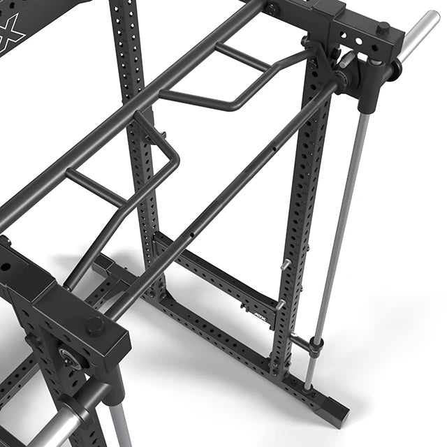 ATX® Power Rack Komplettsystem mit Latzug - Plate Load + Multipresse - Power Rack mit Kabelzug
