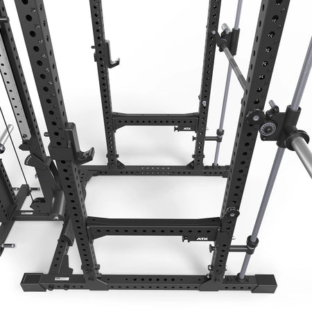 ATX® Power Rack Komplettsystem mit Latzug - Plate Load + Multipresse - Power Rack mit Kabelzug