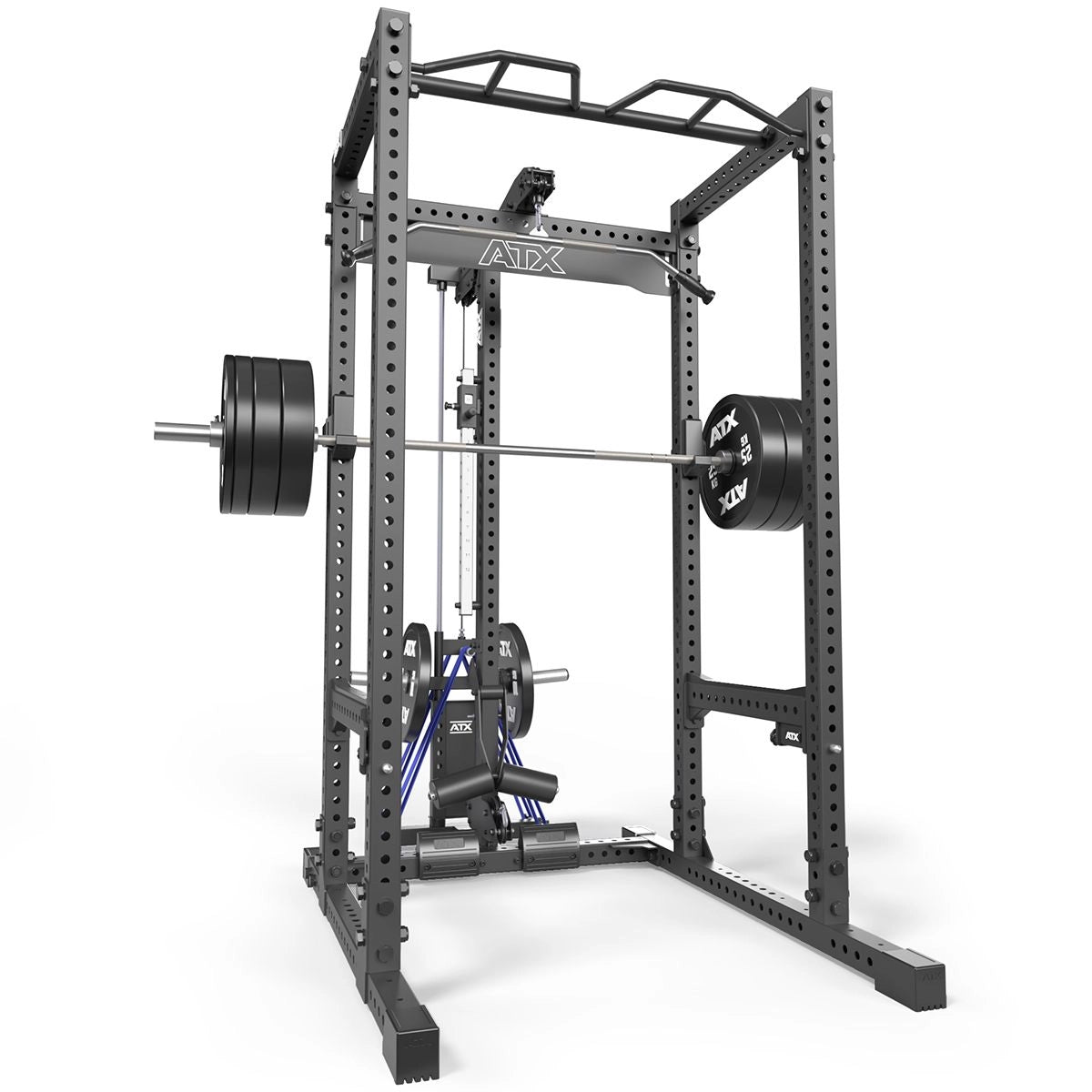 ATX® Power Rack PRX - 780 mit Latzug - Plate Load - Power Rack mit Kabelzug