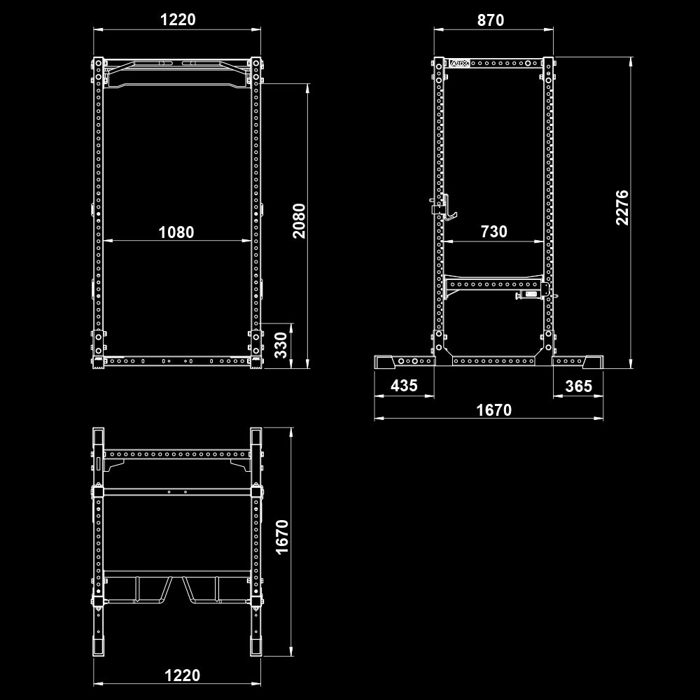 ATX® Power Rack PRX - 780 - Power Rack