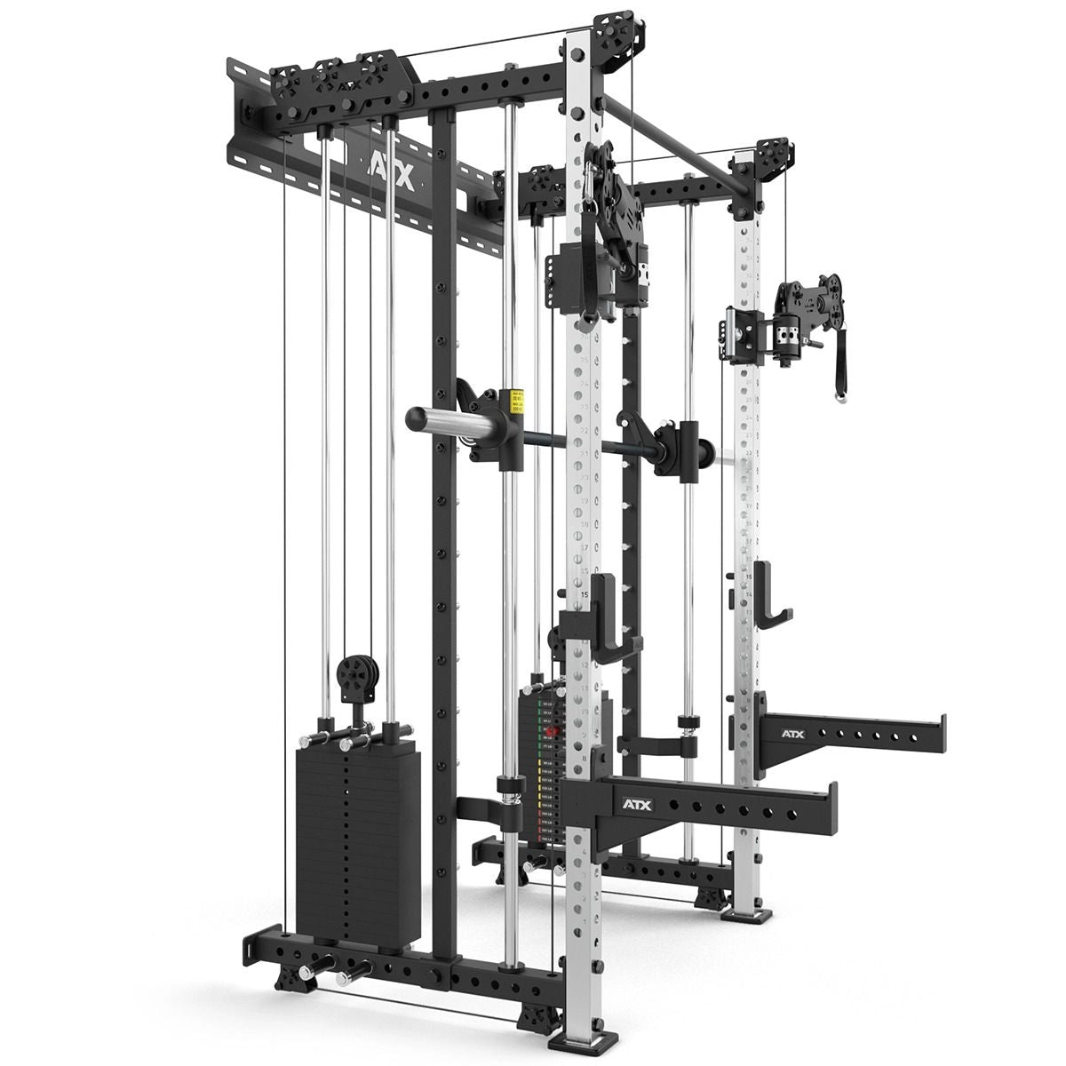 ATX® Rack - Zugstation mit Multipresse zur Wandbefestigung - Half Rack mit Kabelzug