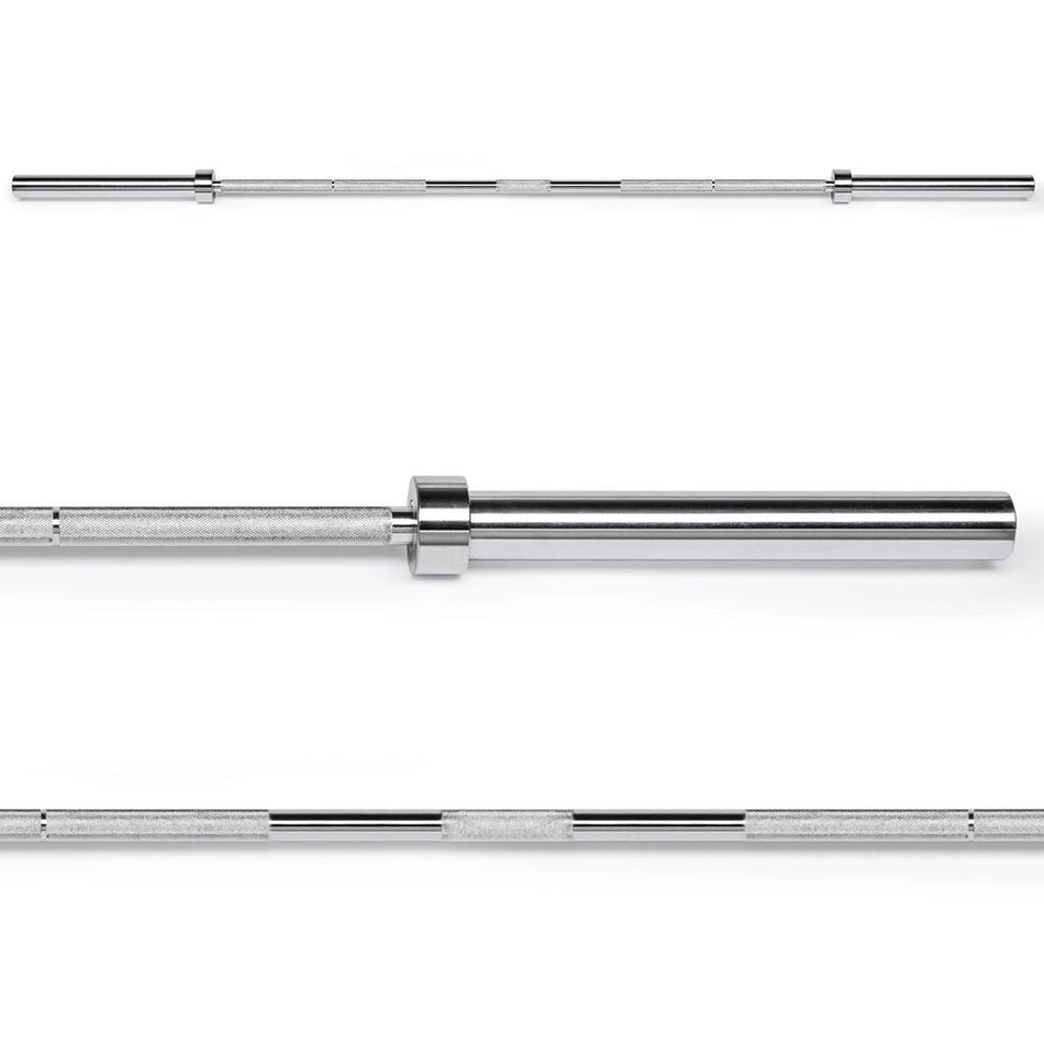 Langhantelstange 220 cm x 50 mm - 15 kg - Chrom - ECO Series