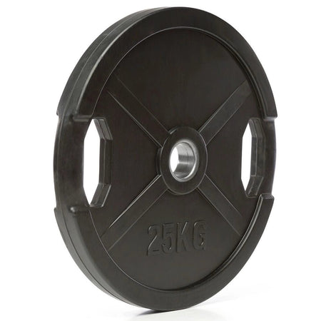 Hantelscheiben Gummi - Gripper - 50 mm - schwarz - Gummierte Hantelscheibe 50 mm