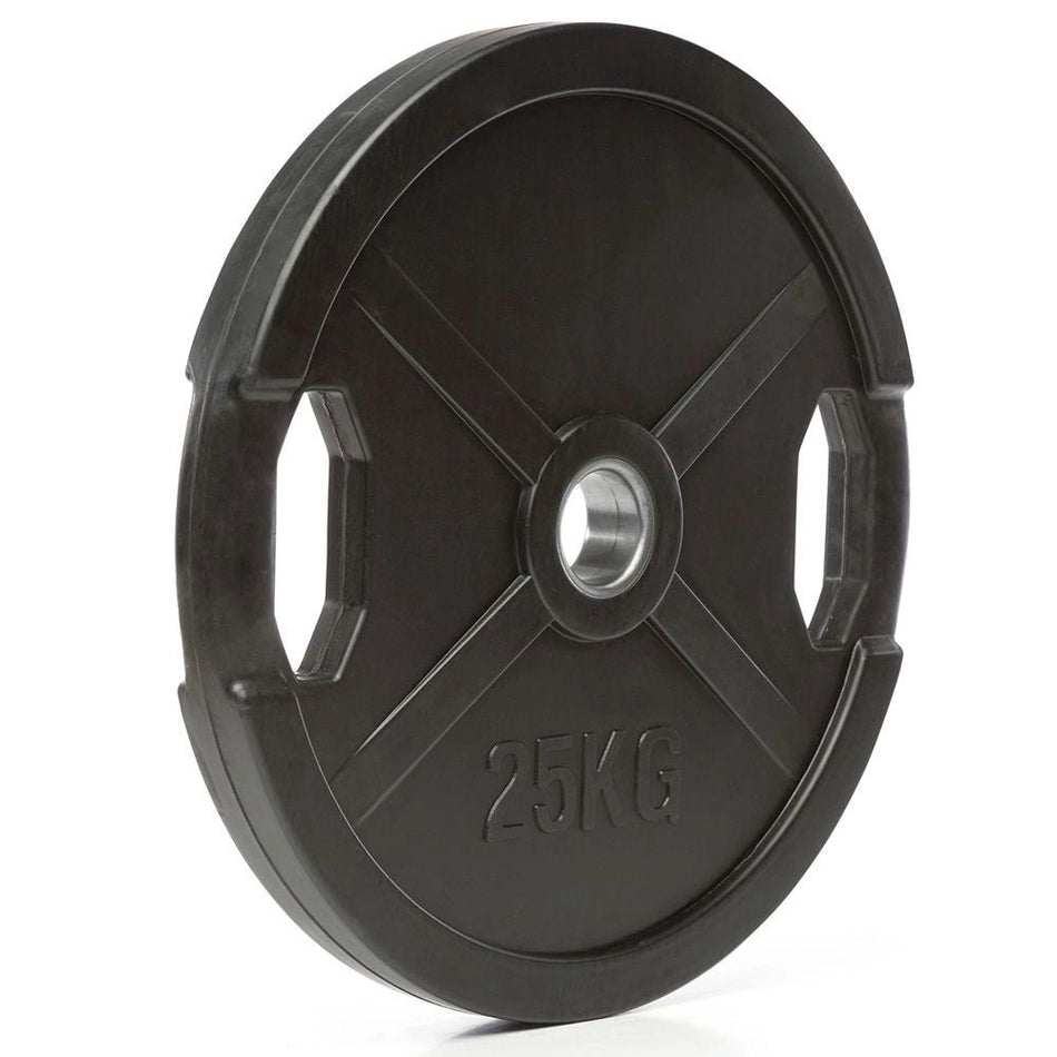 Hantelscheiben Gummi - Gripper - 50 mm - schwarz - Gummierte Hantelscheibe 50 mm