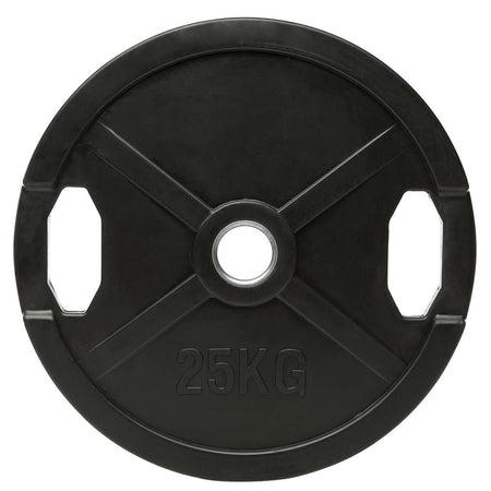 Hantelscheiben Gummi - Gripper - 50 mm - schwarz - Gummierte Hantelscheibe 50 mm